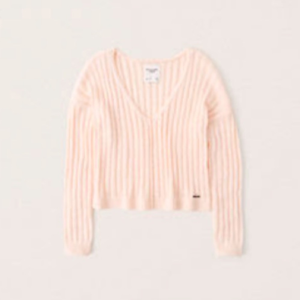Boxy v neck sweater
